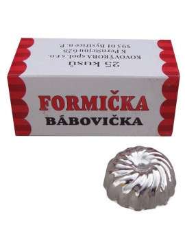 Formička bábovička ¤4cm 25ks  CZ