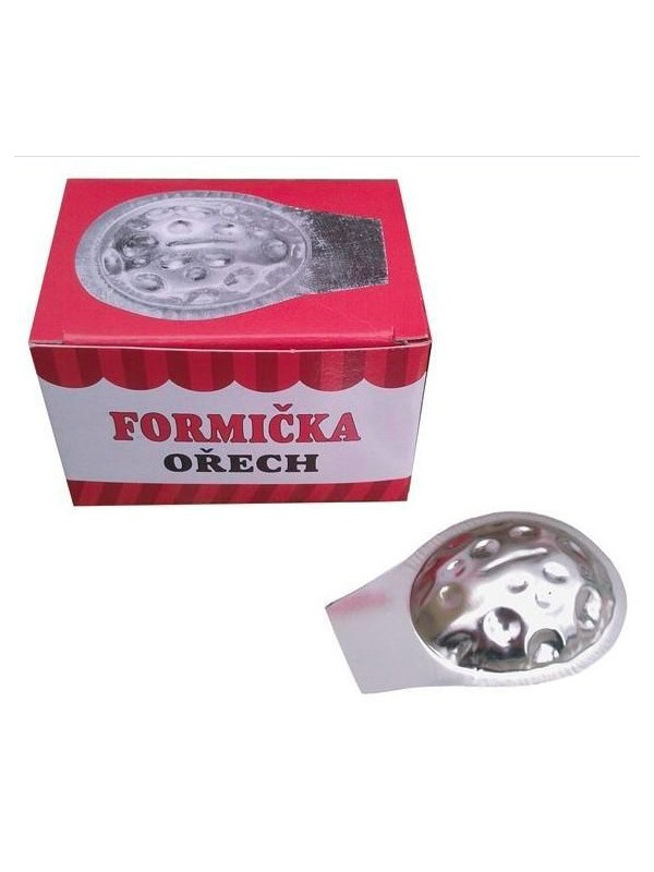 Formička ořech 40x32mm 30ks  CZ