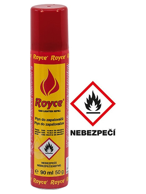 Plyn do zapalovačů 90ml  ROYCE