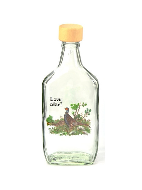 Láhev sklo  500ml BACKSTEIN s víčkem LOV