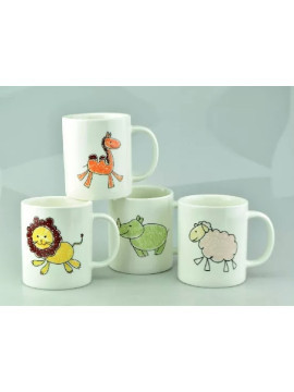 Hrnek dětský porcelán 280ml  ANIMAL