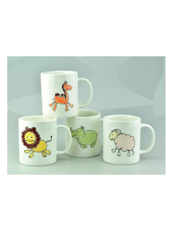 Hrnek dětský porcelán 280ml  ANIMAL