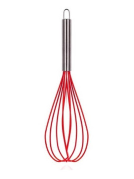 Metla šlehací nerezsilikon 25cm  CULINARIA RED